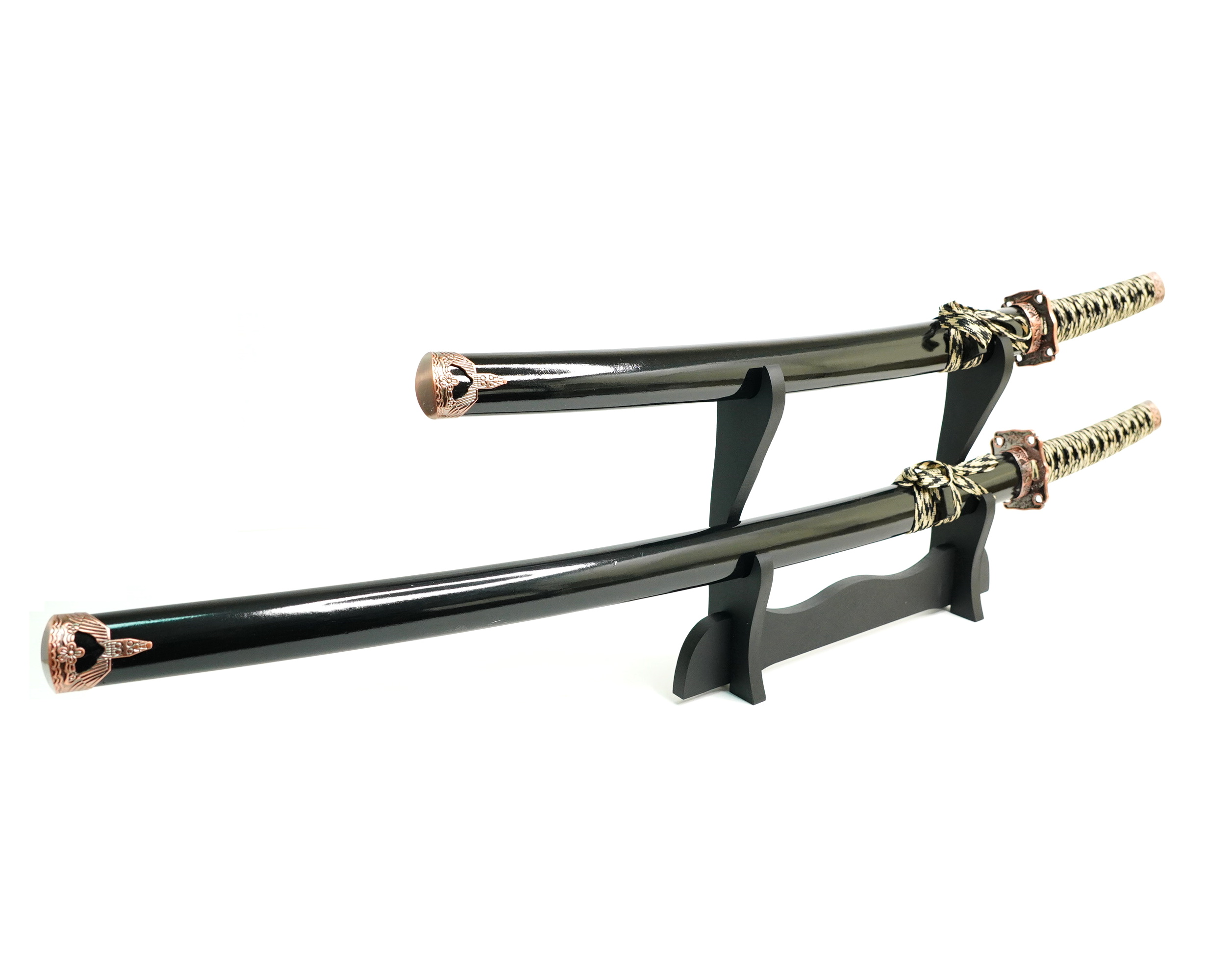 samurayskie-mechi-2-sht-nozhny-chernye-mednaya-tsuba-d-50012-2-bk-ka-wa-8