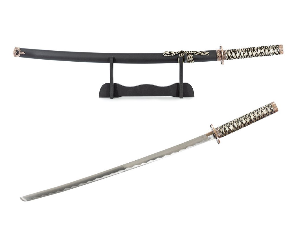 samurayskiy-mech-katana-chernye-nozhny-bronzovaya-tsuba-d-50013-bk-ka-1